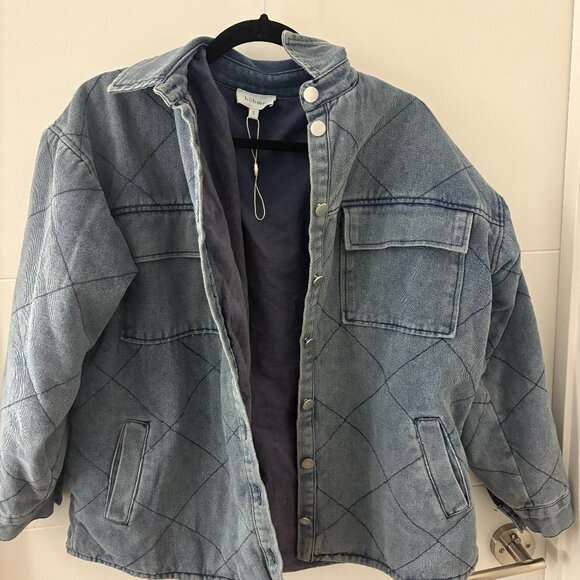 Bohme quilted denim jacket, size small - Picture 1 of 3